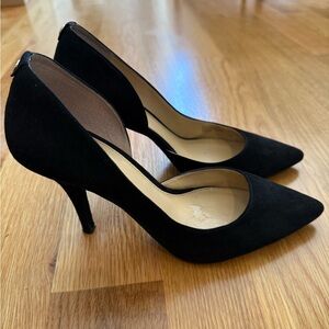 Michael Kors Black Suede Heels